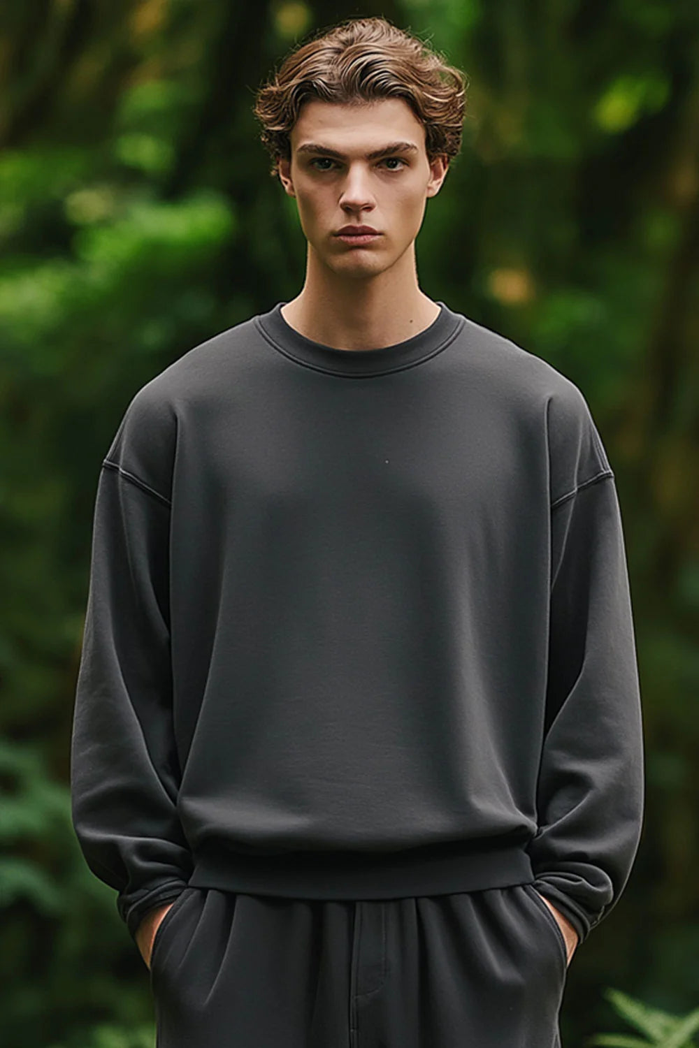 Heavy Duty Oversized Men Sweatshirt Co-ord