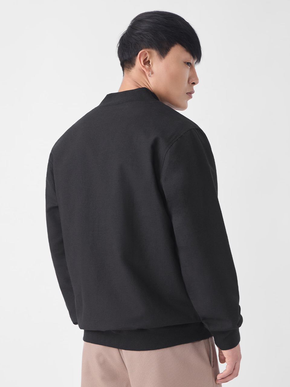 Cotton Linen Jacket: Midnight