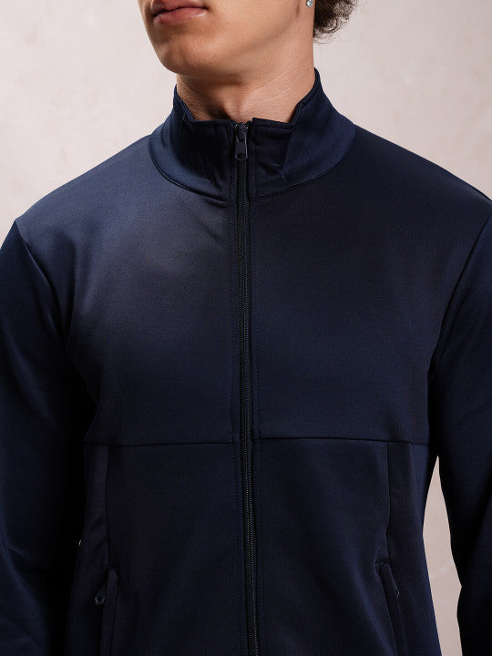 HIGHLANDER Mock Collar Long Sleeves Sweatshirt With Trousers