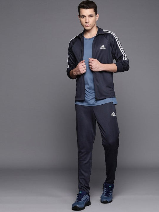 ADIDAS Men Navy Blue Sereno Cut 3-Stripes Aeroready Tracksuit