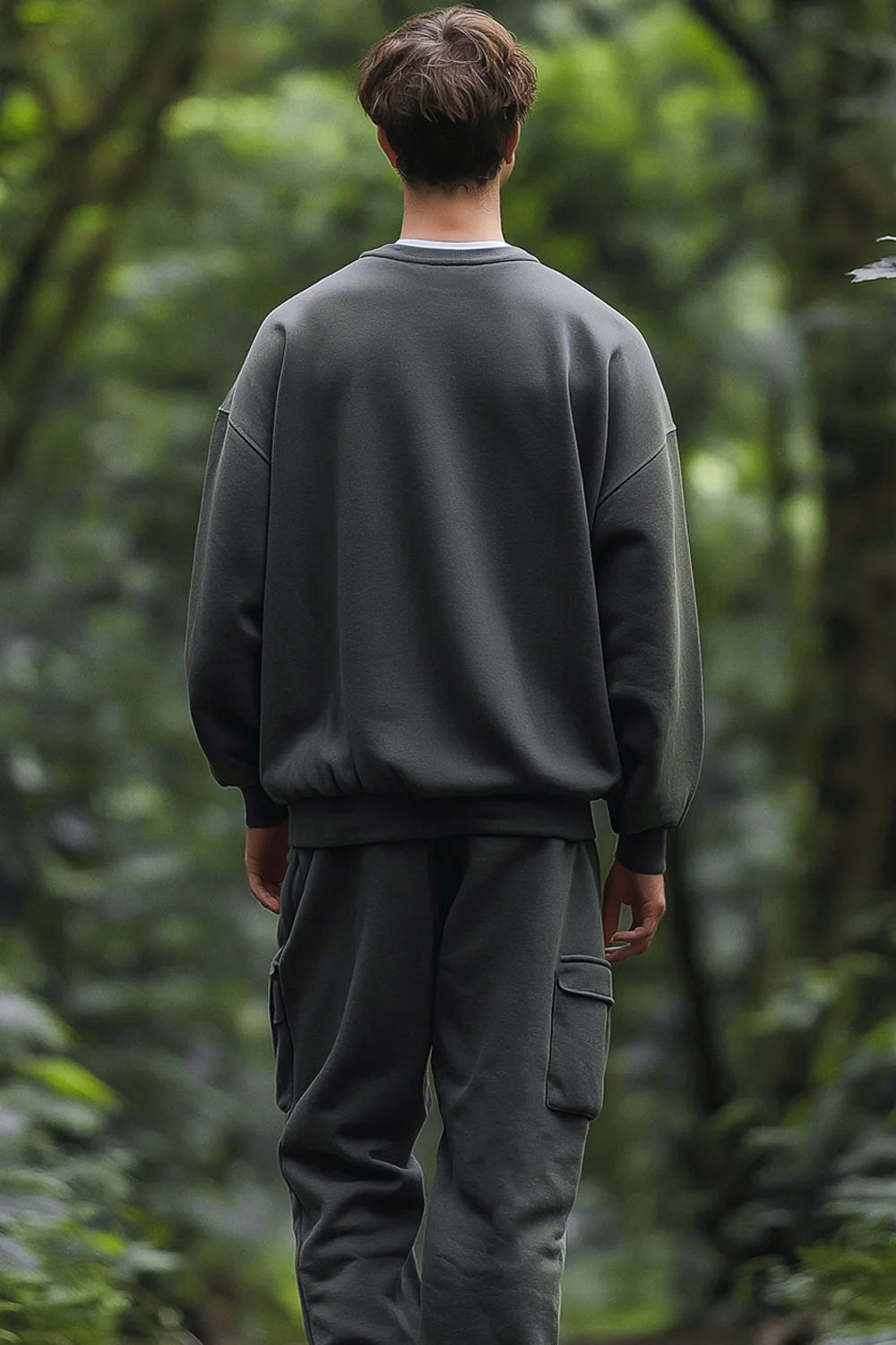 Heavy Duty Oversized Men Sweatshirt Co-ord