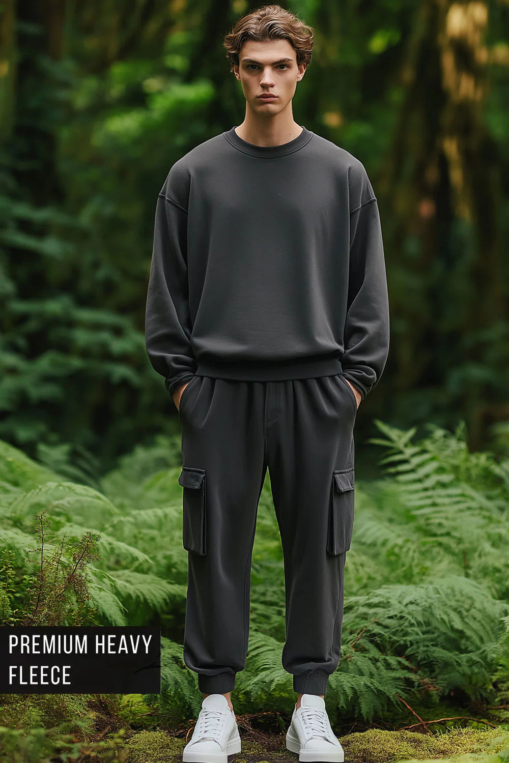 Heavy Duty Oversized Men Sweatshirt Co-ord